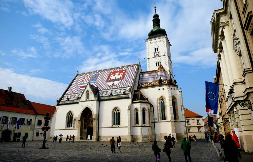 Krov crkve sv. Marka najčešće je fotografiran motiv grada Zagreba