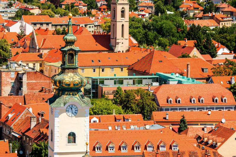 Un romanticissimo campanile del centro Zagabria: Chiesa di Santa Maria di Visitazione