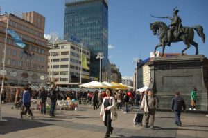 Piazza centrale di Zagabria – Piazza di ban Josip Jelačić